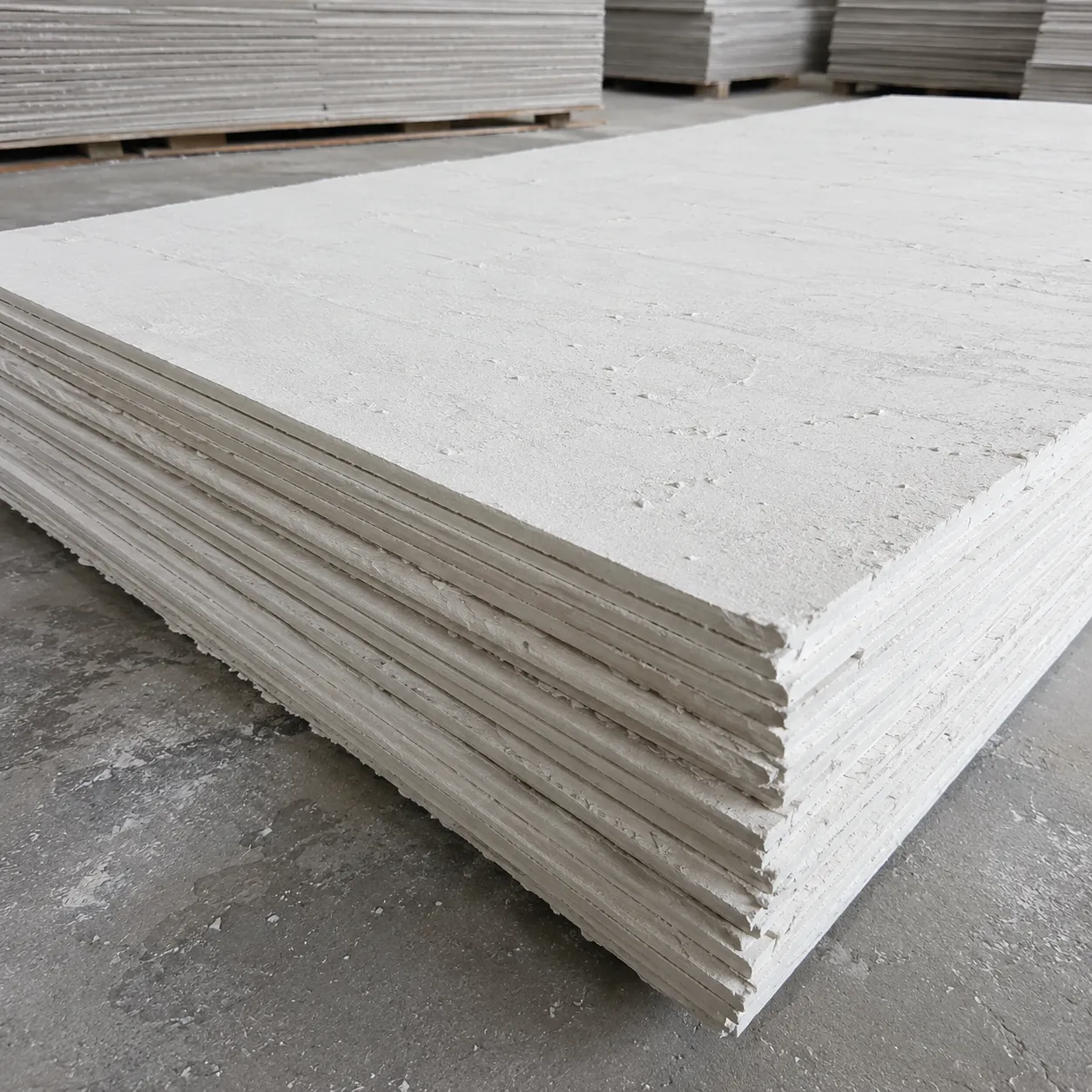 Gypsum bagging line