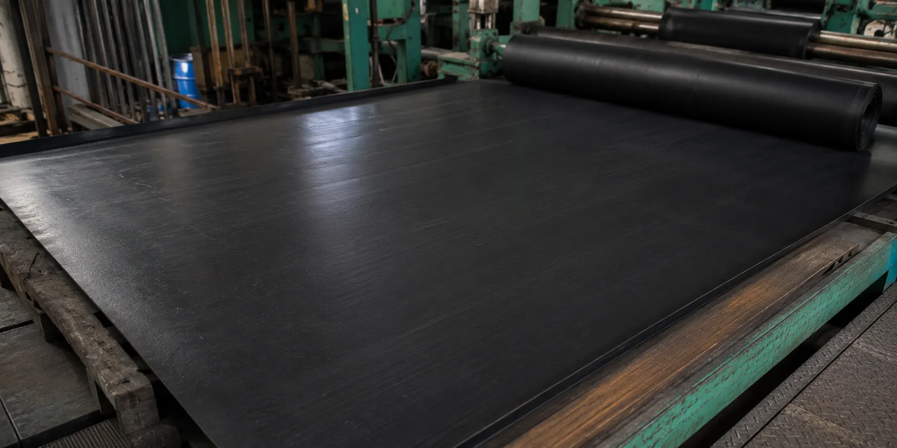 Packaged HL3 rubber ready for export